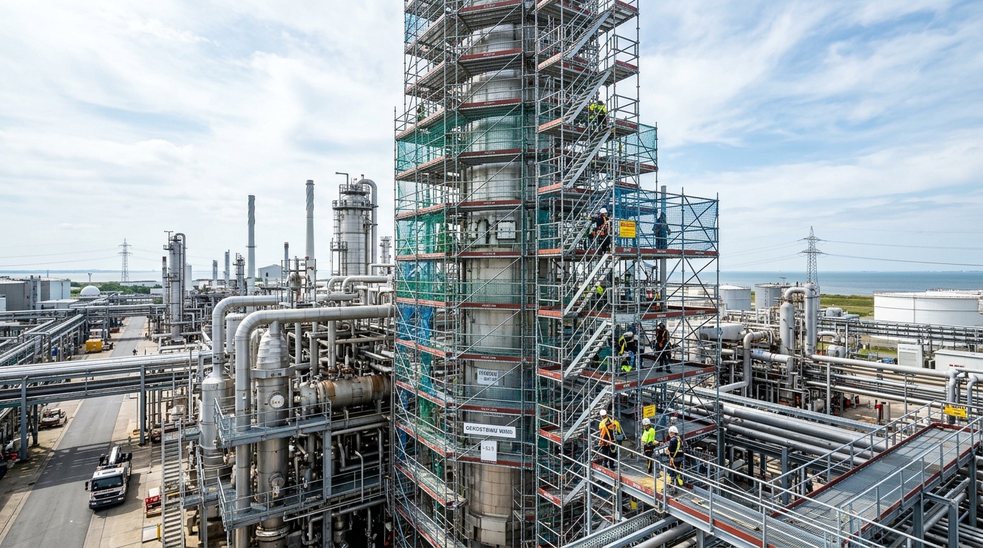 Industriegerüstbau und Modulgerüste für Industrieanlagen